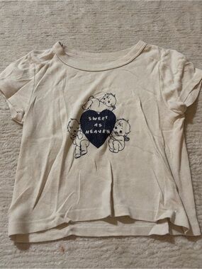 Brandy Melville Sweat as Heaven Baby Tee